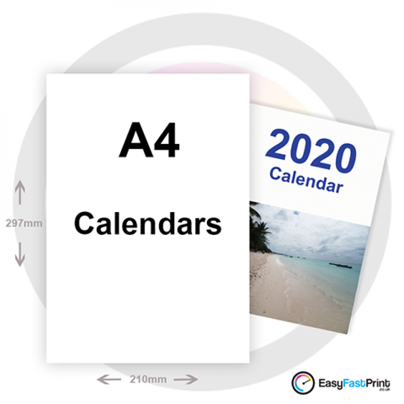 A4 Wall Calendar Printing UK Easy Fast Print Ltd